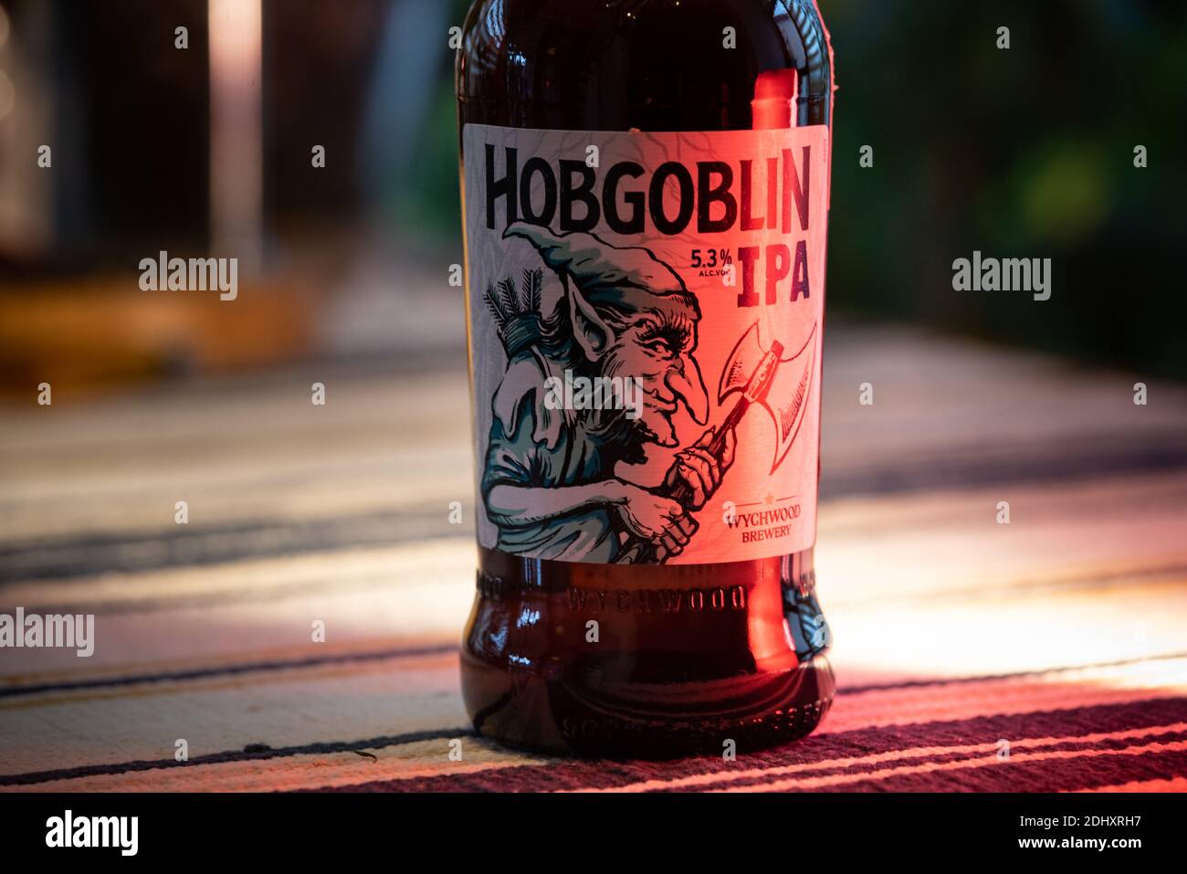 Ankara, Turkey - December 12, 2020: A commercial example of imported craft beer in Turkey. Due to high tax regimes, it is hard to find a wide variety. Stock Photo