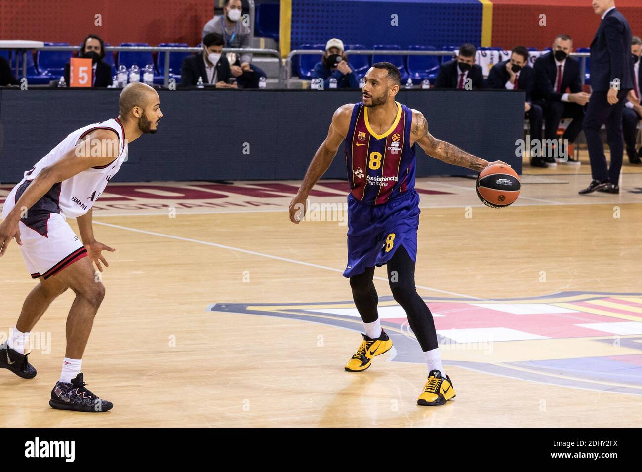 Adam Hanga of Fc Barcelona during the Turkish Airlines EuroLeague basketball  match between Fc Barcelona and AX Armani Exchange / LM Stock Photo - Alamy