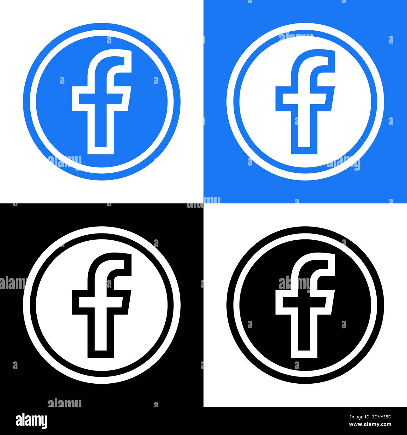 Facebook Logo Circle High Resolution Stock Photography And Images Alamy