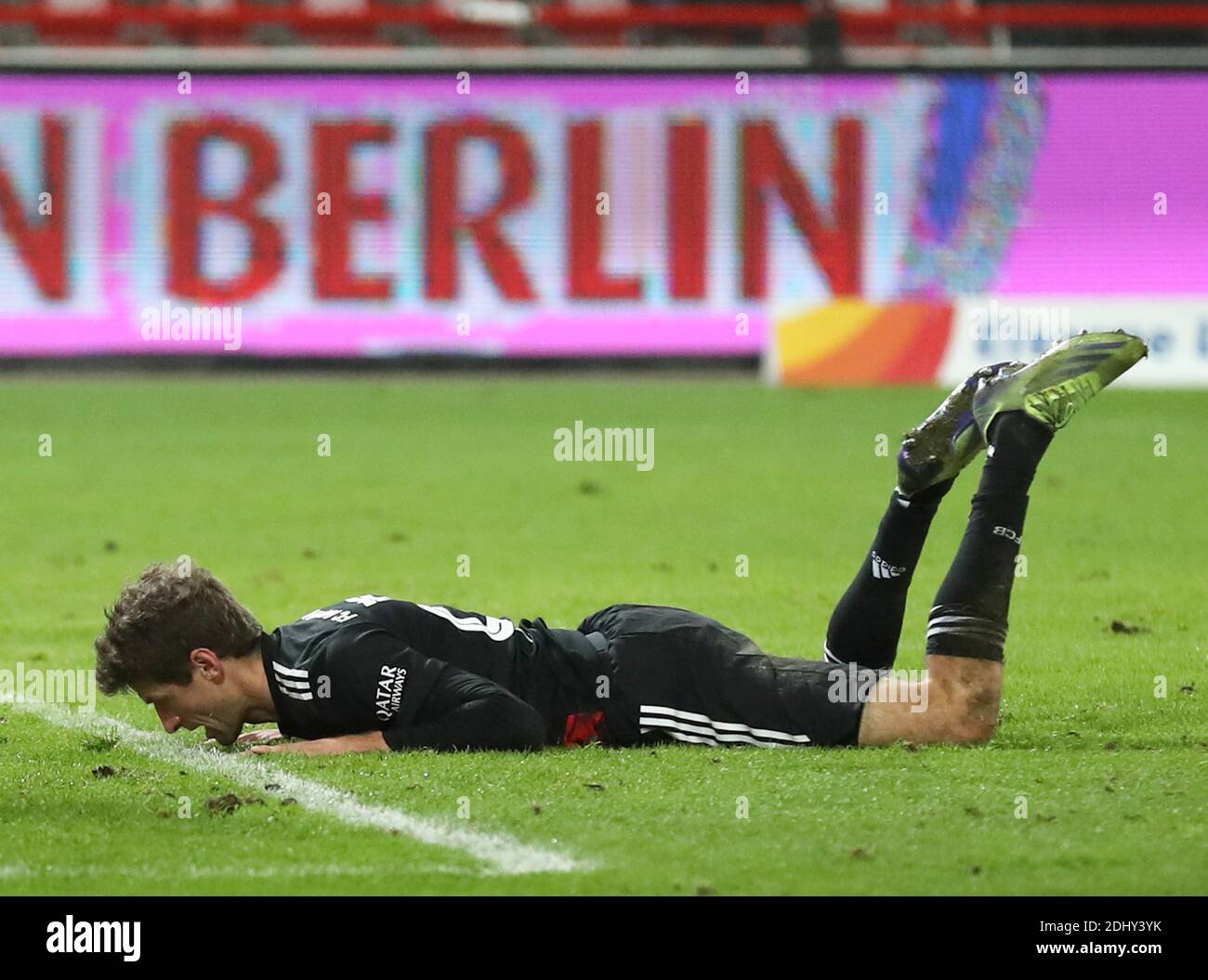 Berlin, Germany. 12th December, 2020. Thomas MŸller Mueller FC Bayern Munich FC Union Berlin - FC Bayern Munich 12.12.2020 stadium An der alten Foersterei Football 1 . Bundesliga Saison 2020 / 2021 Credit : diebilderwelt / Alamy Live News Stock Photo