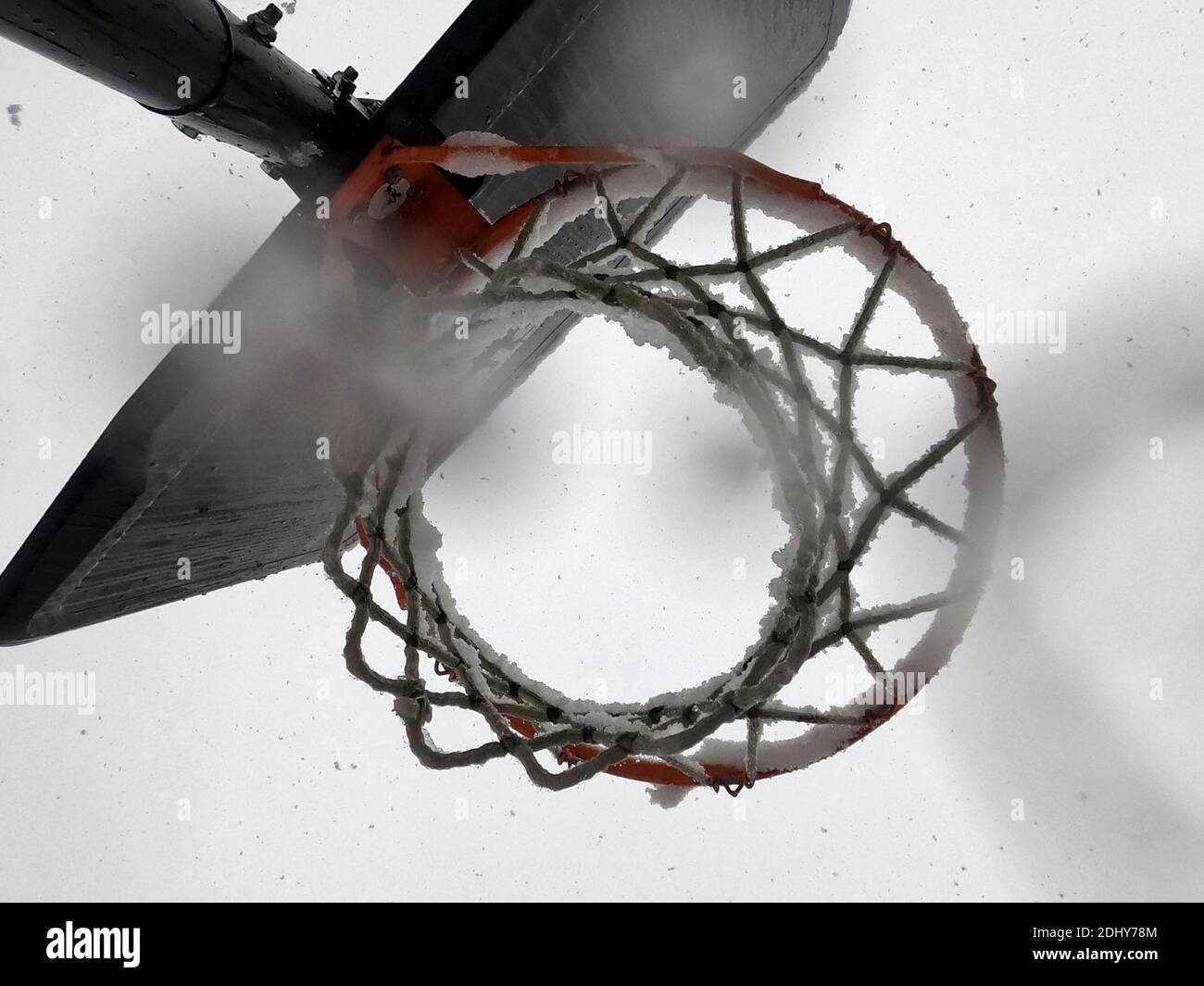Mortara - 12-04-2020: basketball hoop low angle Stock Photo
