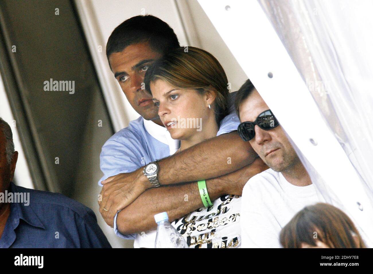 File photo : Greek heiress Athina Onassis and her husband Alvaro Miranda at the International Jumping of Monte-Carlo, Monaco, on June 24, 2006. Athina Onassis and Alvaro de Miranda Neto split after 11-year marriage it was reported. Photo by Thierry Orban/ABACAPRESS.COM Stock Photo