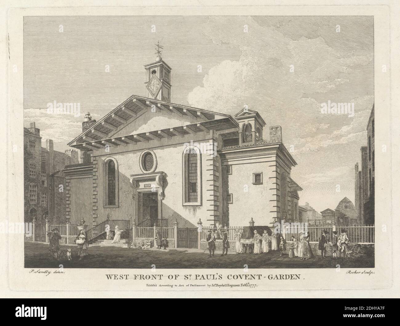 Edward Rooker West Front of Saint Paul's Covent Garden, Edward Rooker, 1724–1774 ...