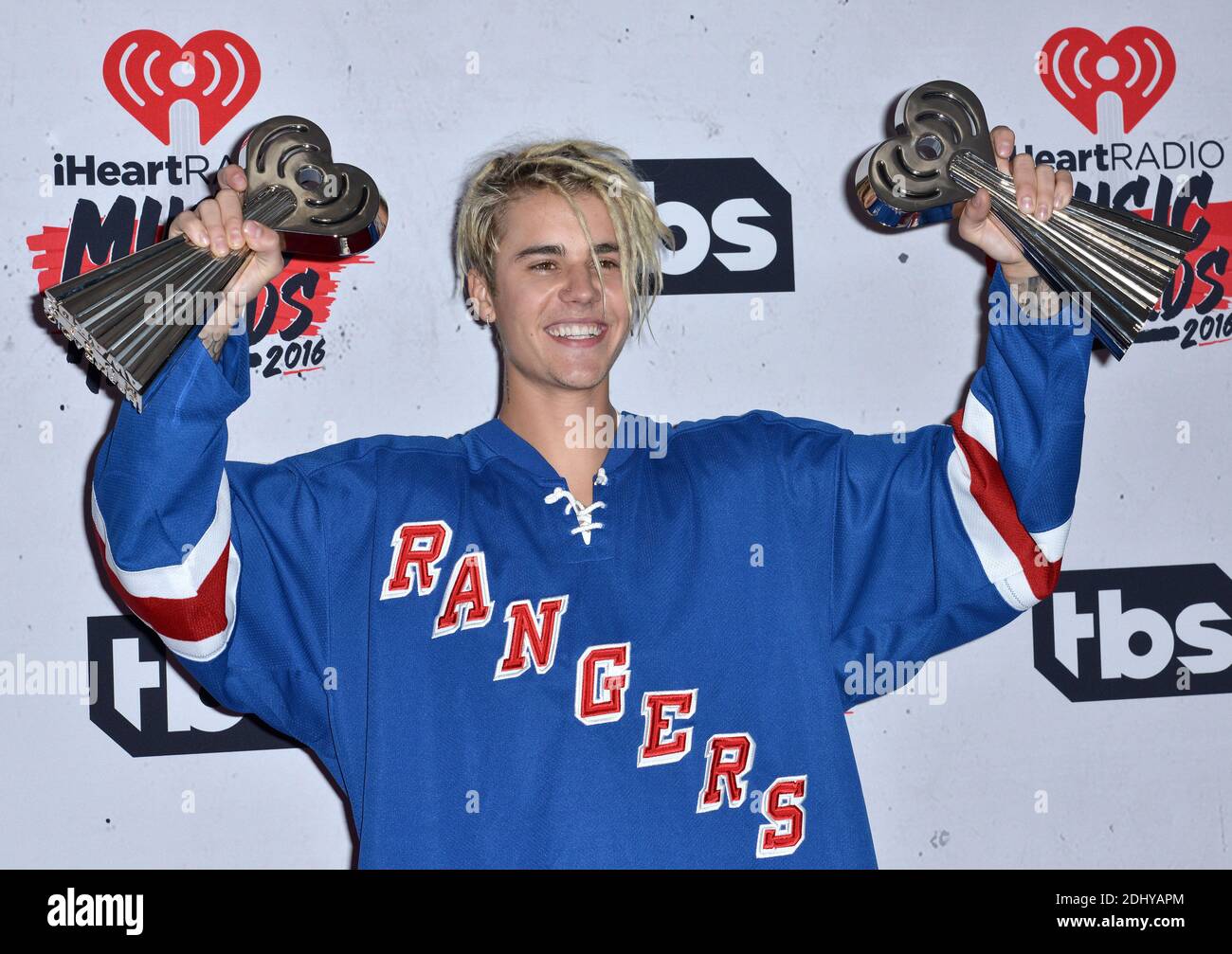 Justin Bieber attends the iHeartRadio Music Awards at The Forum on April 3,  2016 in Los Angeles, CA, USA. Photo by Lionel Hahn/ABACAPRESS.COM Stock  Photo - Alamy