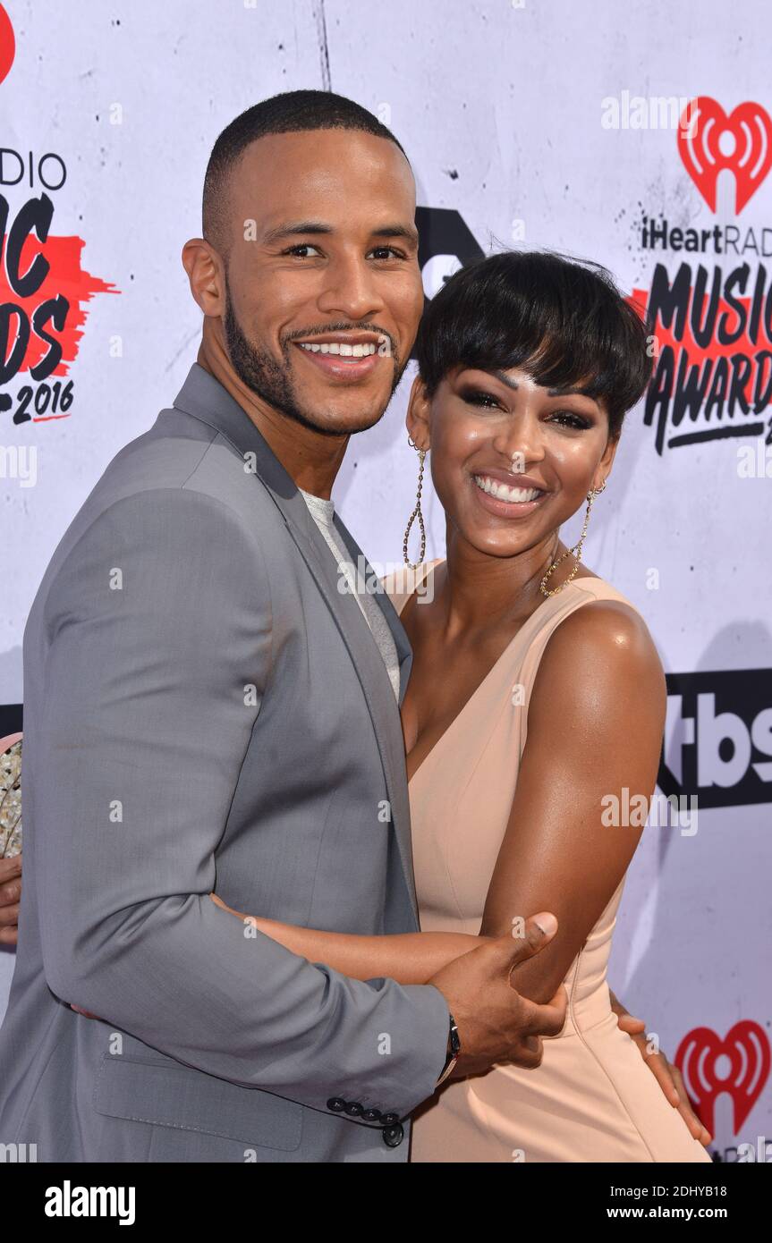 Meagan Good attends the iHeartRadio Music Awards at The Forum on April