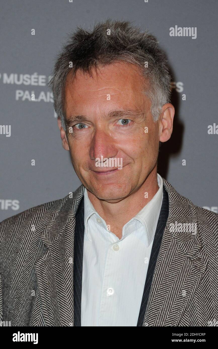 Geoffroy de la Bourdonnaye attending the opening of the exposition of