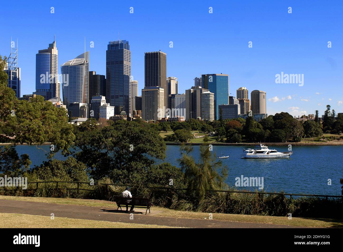 Skyline von Sydney mit Hafen Stock Photo - Alamy