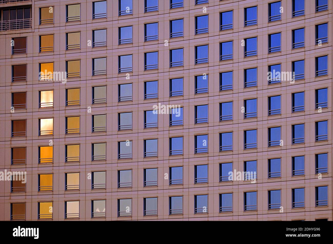 Bürogebäude in der Abendsonne - Sydney - Australien Stock Photo