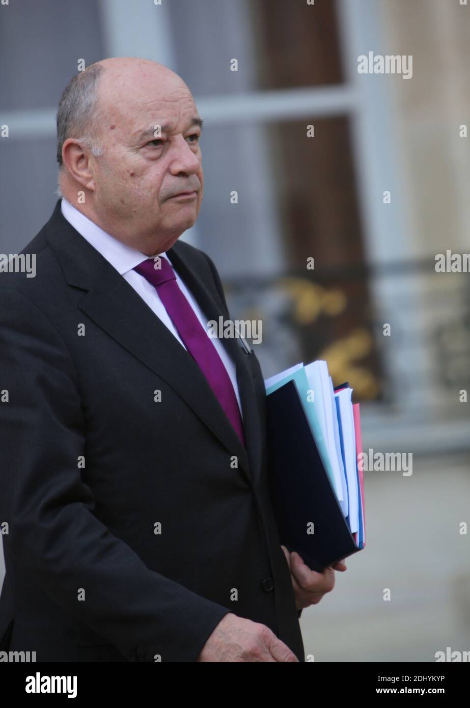 Minister of Town and Regional Development, Rural Affairs and Local  Authorities Jean-Michel Baylet leaving the Elysee Palace following the  weekly cabinet meeting, in Paris, France on April 13, 2016. Photo by  Somer/ABACAPRESS.COM