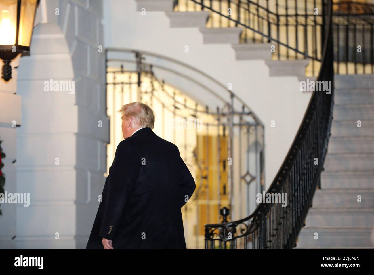U.S. President Donald Trump walks as he arrives from travel to West Point, New York, at the White House in Washington, U.S., December 12, 2020. REUTERS/Cheriss May Stock Photo