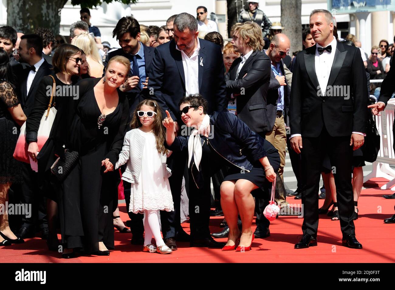 Cristi Puiu, Zoe Puiu, Anca Puiu, Dana Dogaru and Mimi Branescu attending the 'Sieranevada' Screening at the Palais Des Festivals in Cannes, France on May 12, 2016, as part of the 69th Cannes Film Festival. Photo by Aurore Marechal/ABACAPRESS.COM Stock Photo