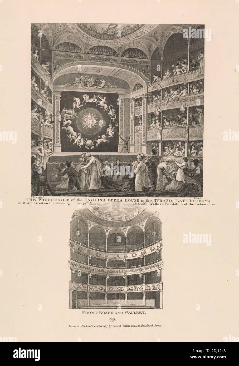The proscenium of the english opera house hi-res stock photography and ...
