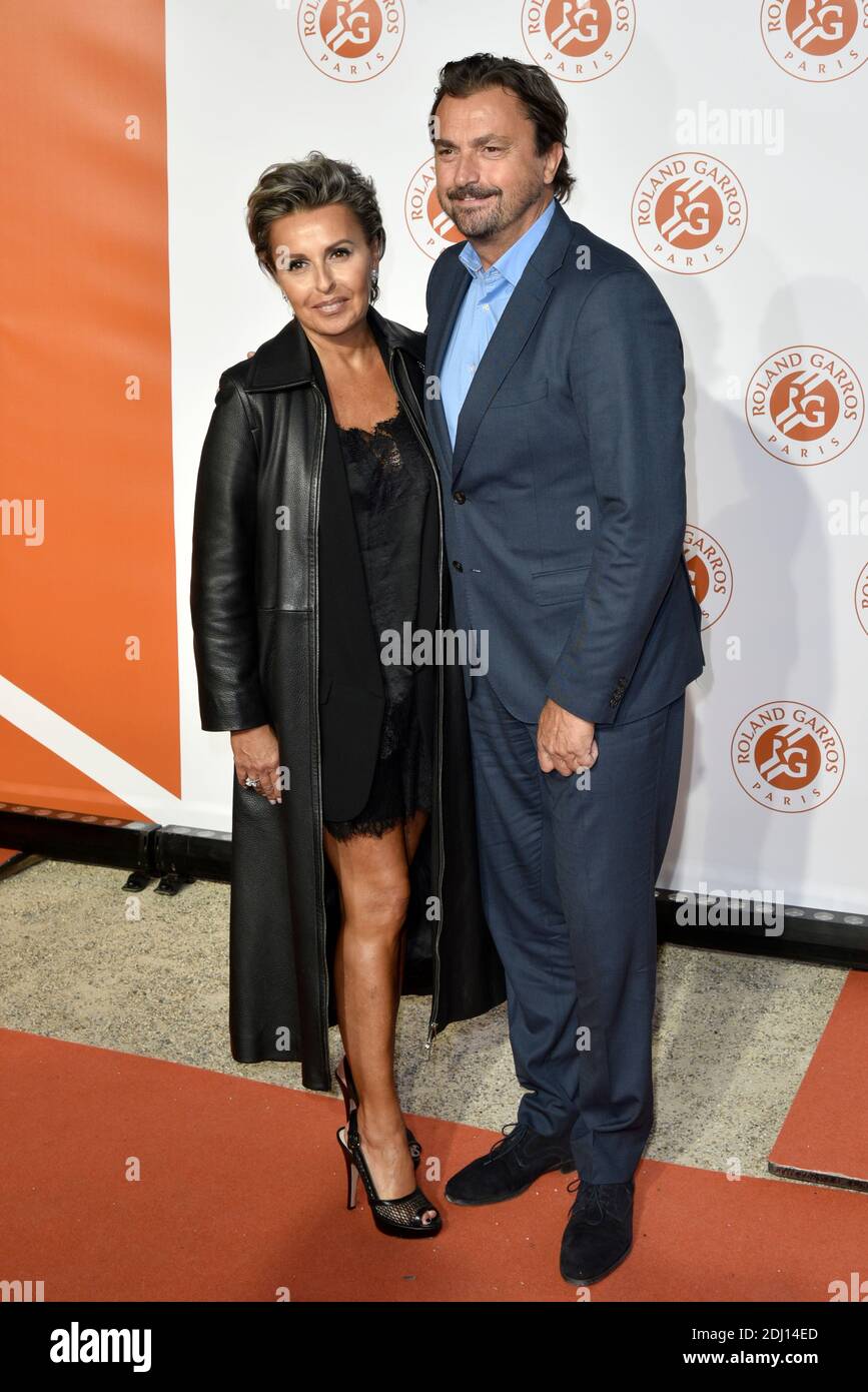Henri Leconte and his wife Florentine attend the player's party ahead of the Roland Garros French Tennis Open held at Le Petit Palais, on May 19, 2016, in Paris, France. Photo Edouard Bernaux/ABACAPRES.COM Stock Photo
