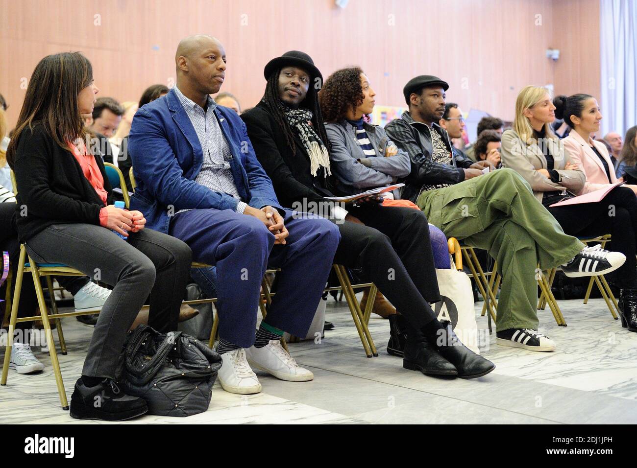 Oxmo Puccino et MC Solaar assistent a la Conference de Presse de Solidays  2016 a Paris, France le 02 Juin 2016. Photo by Aurore  Marechal/ABACAPRESS.COM Stock Photo - Alamy