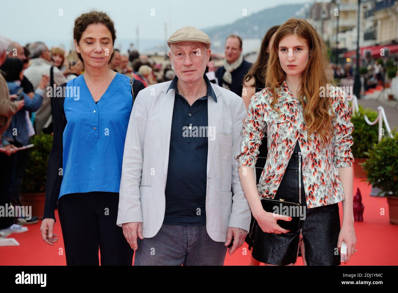 Pascal Bonitzer et sa fille Agathe Bonitzer assiste a un tapis rouge