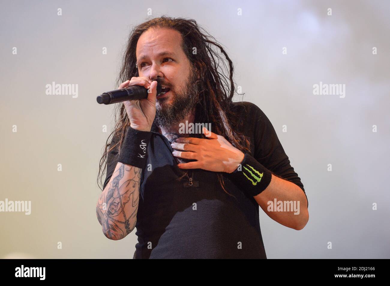 KoRn Performing Live During The 1st Edition Of The Download.