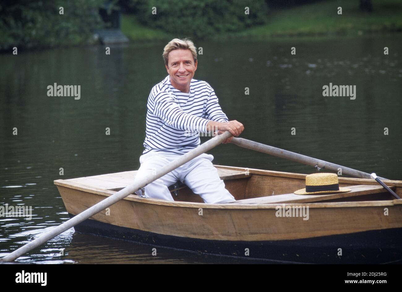 File photo of late TV personality Pascal Sevran at his countryside home in  Morterolles, France, on July 12, 1993. Photo by Pascal Baril/ABACAPRESS.COM  Stock Photo - Alamy