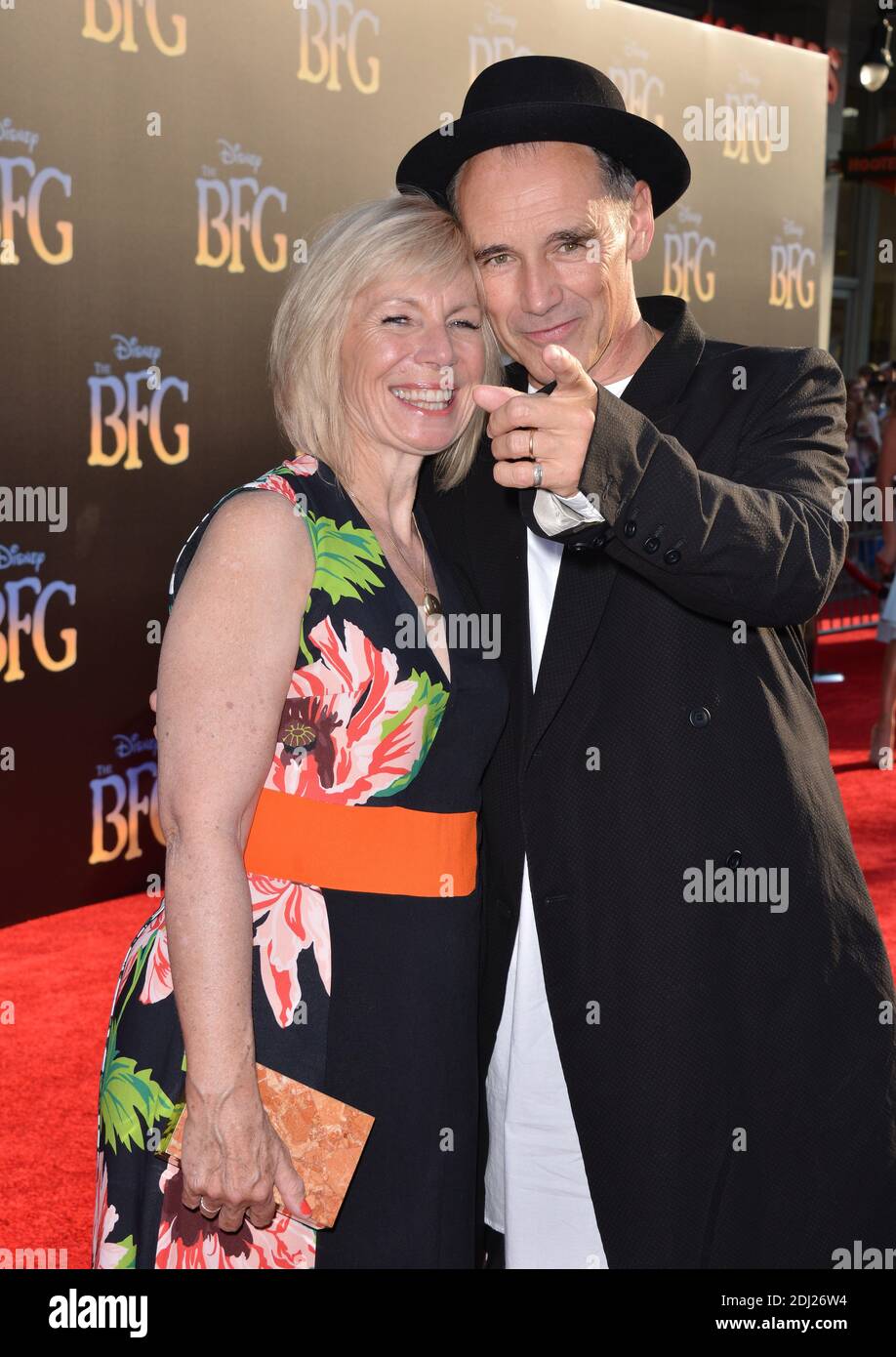 Mark Rylance attends Disneys The BFG premiere at the El Capitan Theatre ...