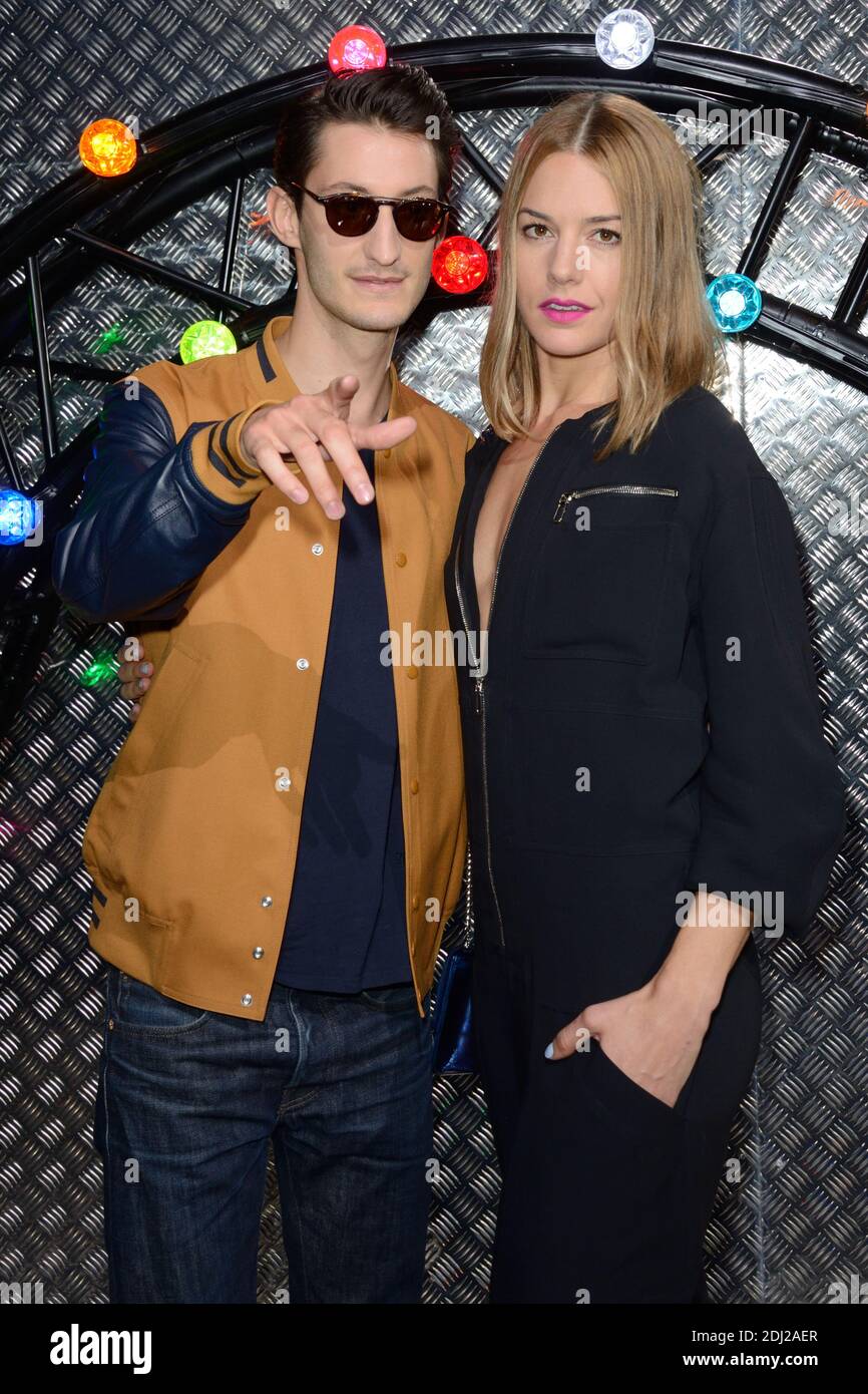 Pierre Niney and Natasha Andrews arriving at the Christian Dior Homme show  during Paris Mens Fashion Week on June 25, 2016 in Paris , France . Photo  by Aurore MarechalABACAPRESS.COM Stock Photo - Alamy