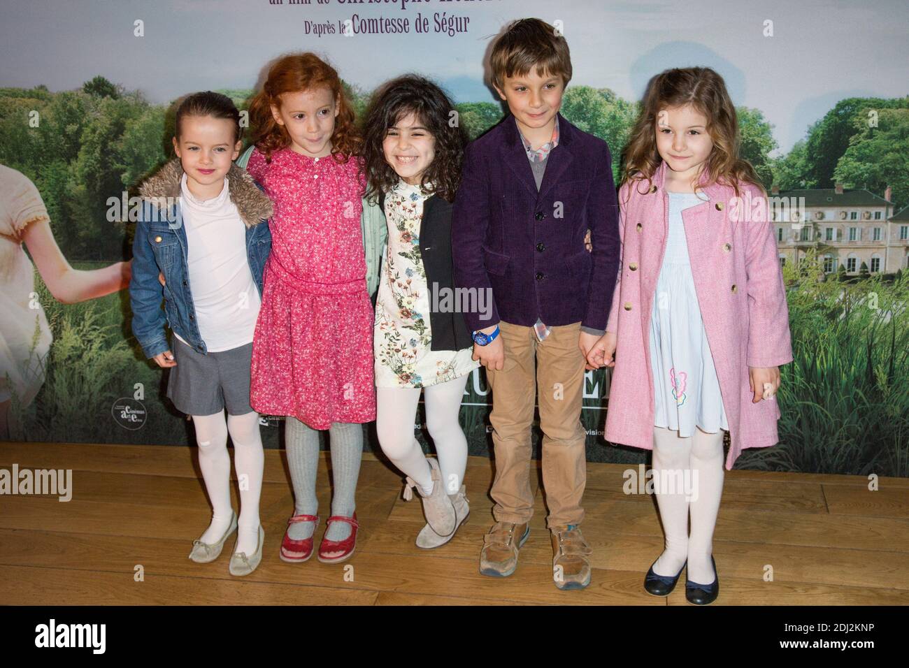 Justine Morin Celeste Carrale Caroline Grant Tristan Farge Aelys Le Neve Avant Premiere Du Film Les Malheurs De Sophie Photo By Nasser Berzane Abacapress Com Stock Photo Alamy