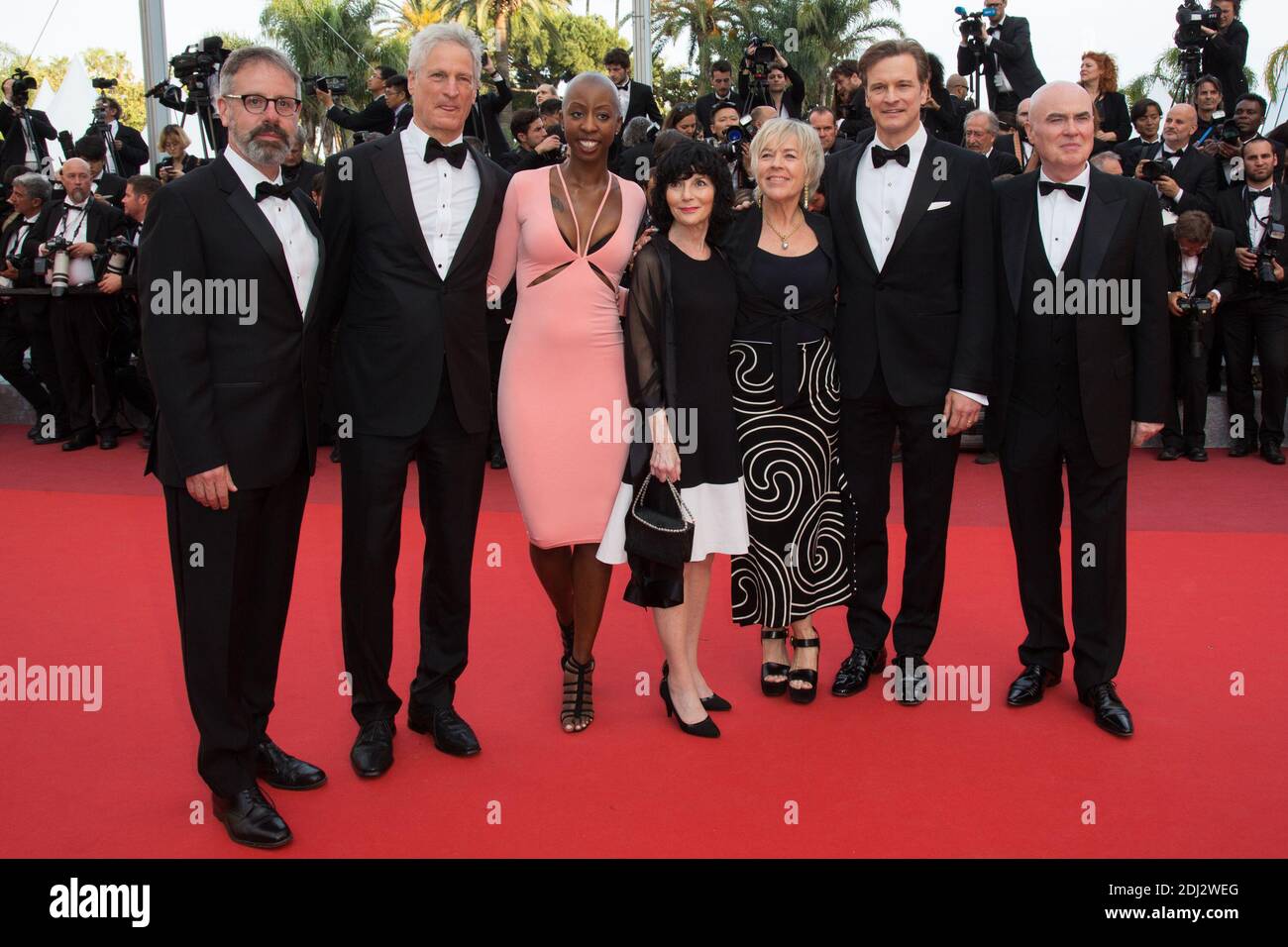 Ged Doherty, Colin Firth, producer Sarah Green, producer Peter Saraf, producers Nancy Buirski, Oge Egbuono and Marc Turtletaub - CANNES 2016 - MONTEE DES MARCHES DU FILM 'LOVING' Photo by Nasser Berzane/ABACAPRESS.COM Stock Photo