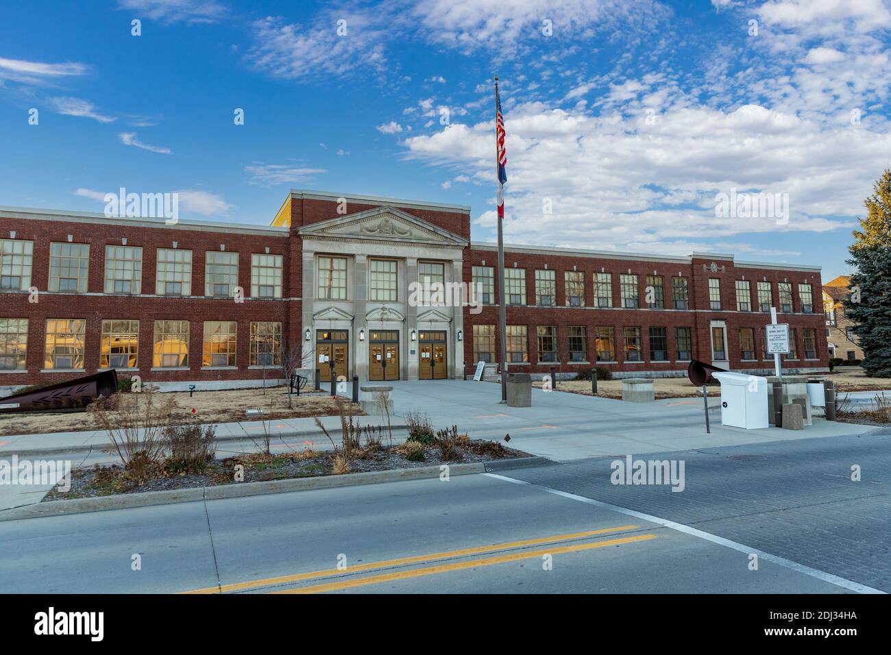 Ames City Hall in Ames, Iowa Stock Photo