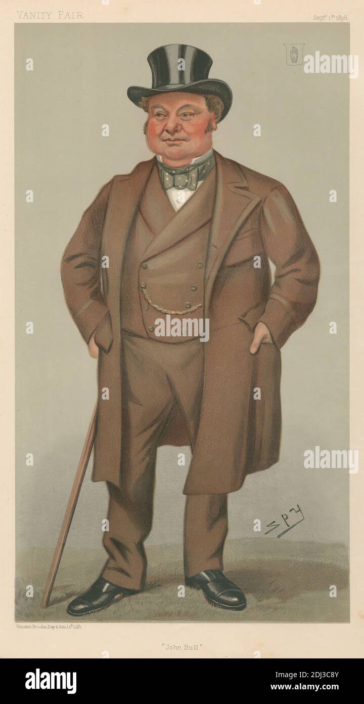 Vanity Fair - Doctors and Scientists. 'John Bull'. Sir Oswald Mosley. 1 September 1898, Leslie Matthew 'Spy' Ward, 1851–1922, British, 1898, Chromolithograph Stock Photo