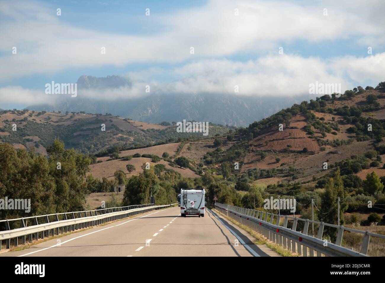 Motorhome, Sardinia, Italy Stock Photo Alamy
