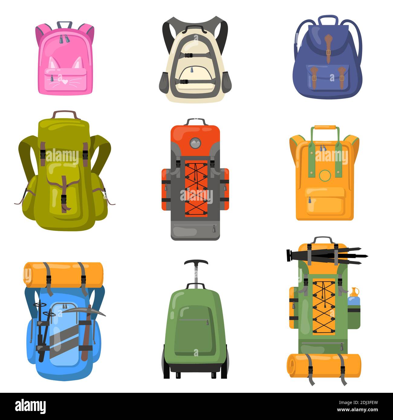 backpack that opens flat