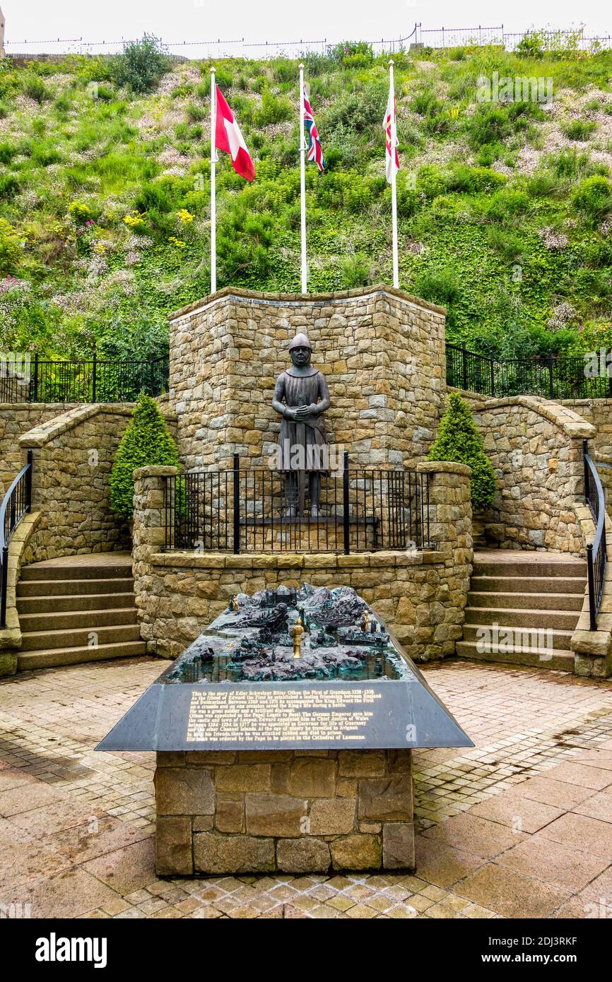 Castle has guarded Saint Peter Port and harbor for 800 years