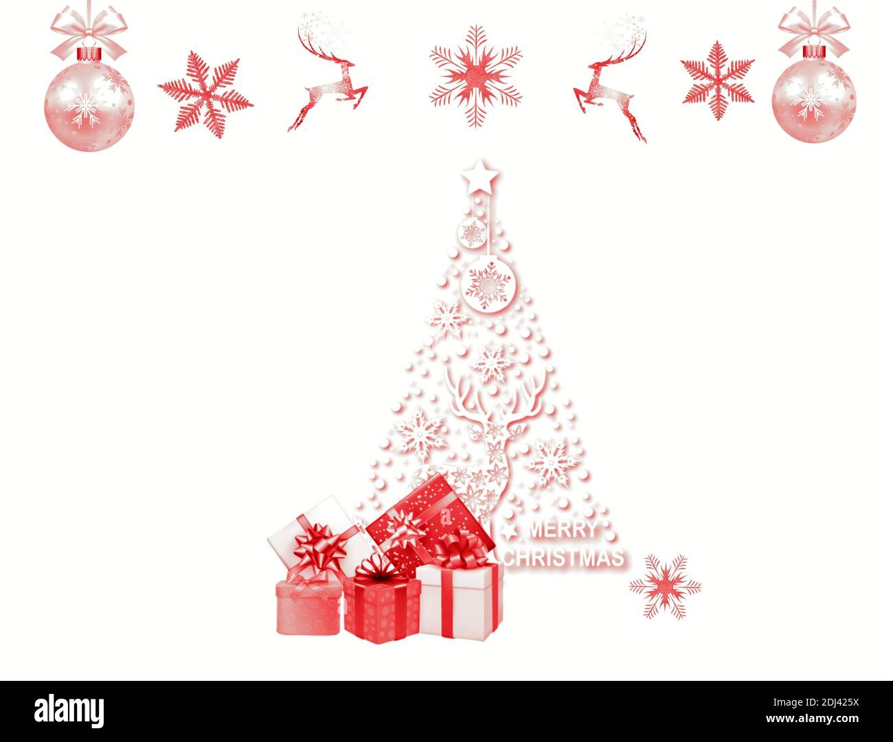 Christmas greeting card Stock Photo