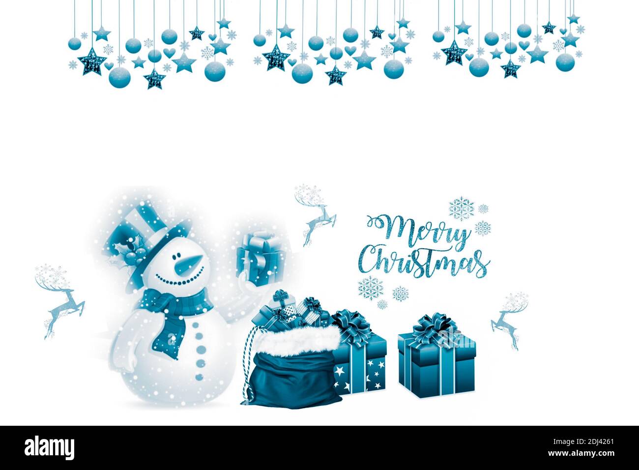 Christmas greeting card Stock Photo