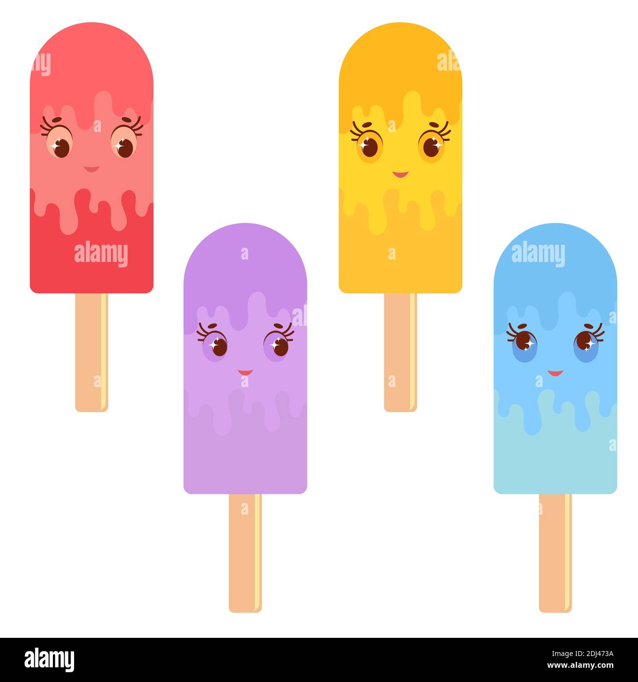 Multicolored popsicle sticks hi-res stock photography and images - Alamy