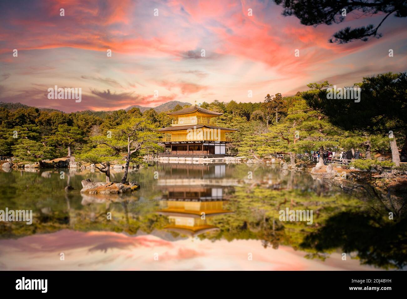 Kinkaku ji sunset hi-res stock photography and images - Alamy