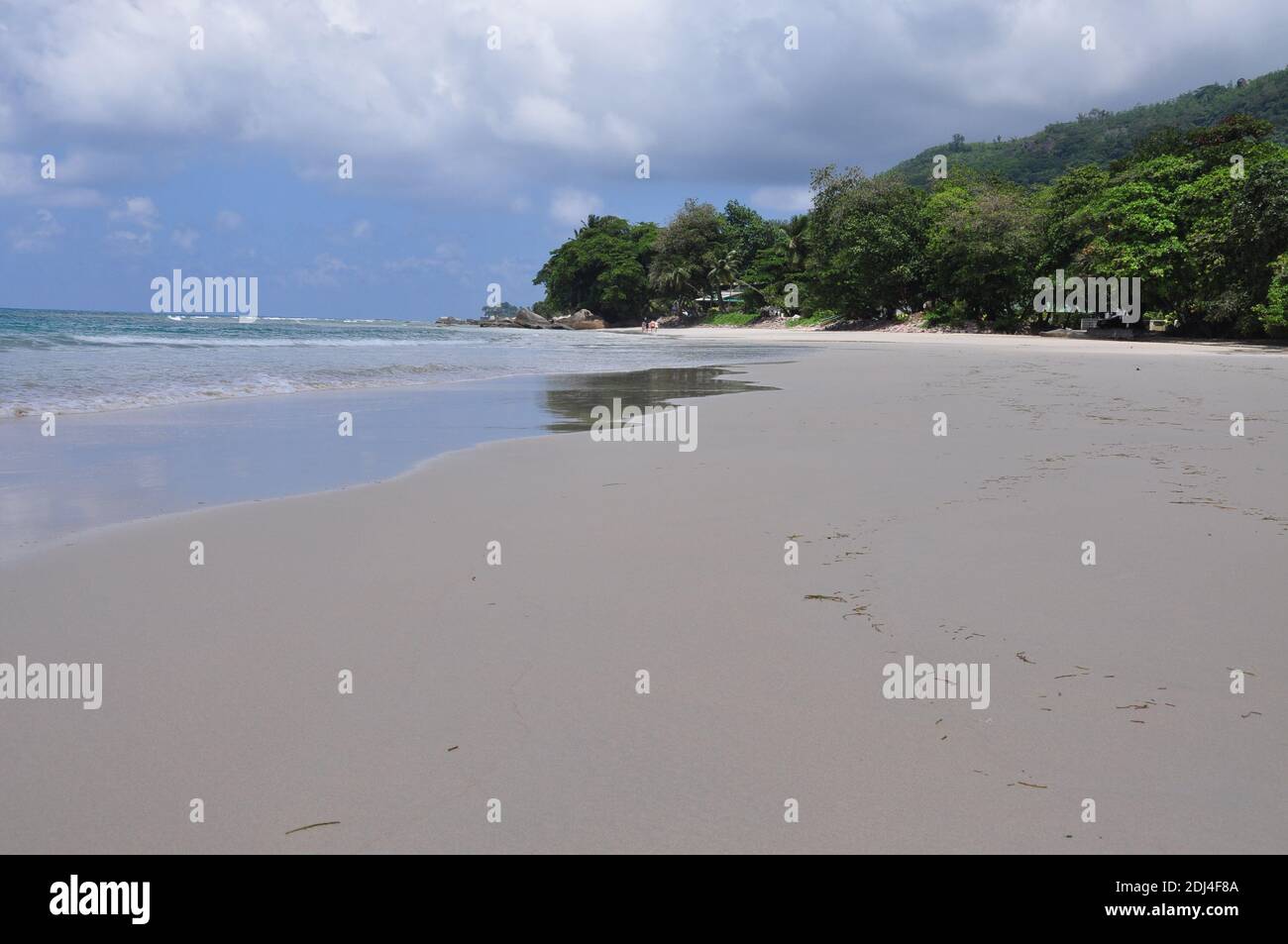 Beau vallon beach. Mahé is the largest island in the Seychelles archipelago, in the Indian Ocean off East Africa. Truly heaven on earth. Stock Photo