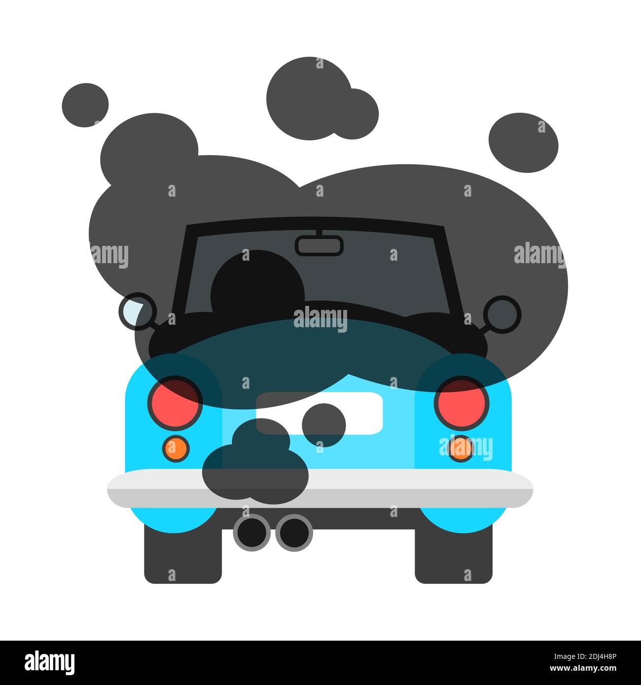 Smoke from the exhaust pipe Cut Out Stock Images & Pictures Alamy