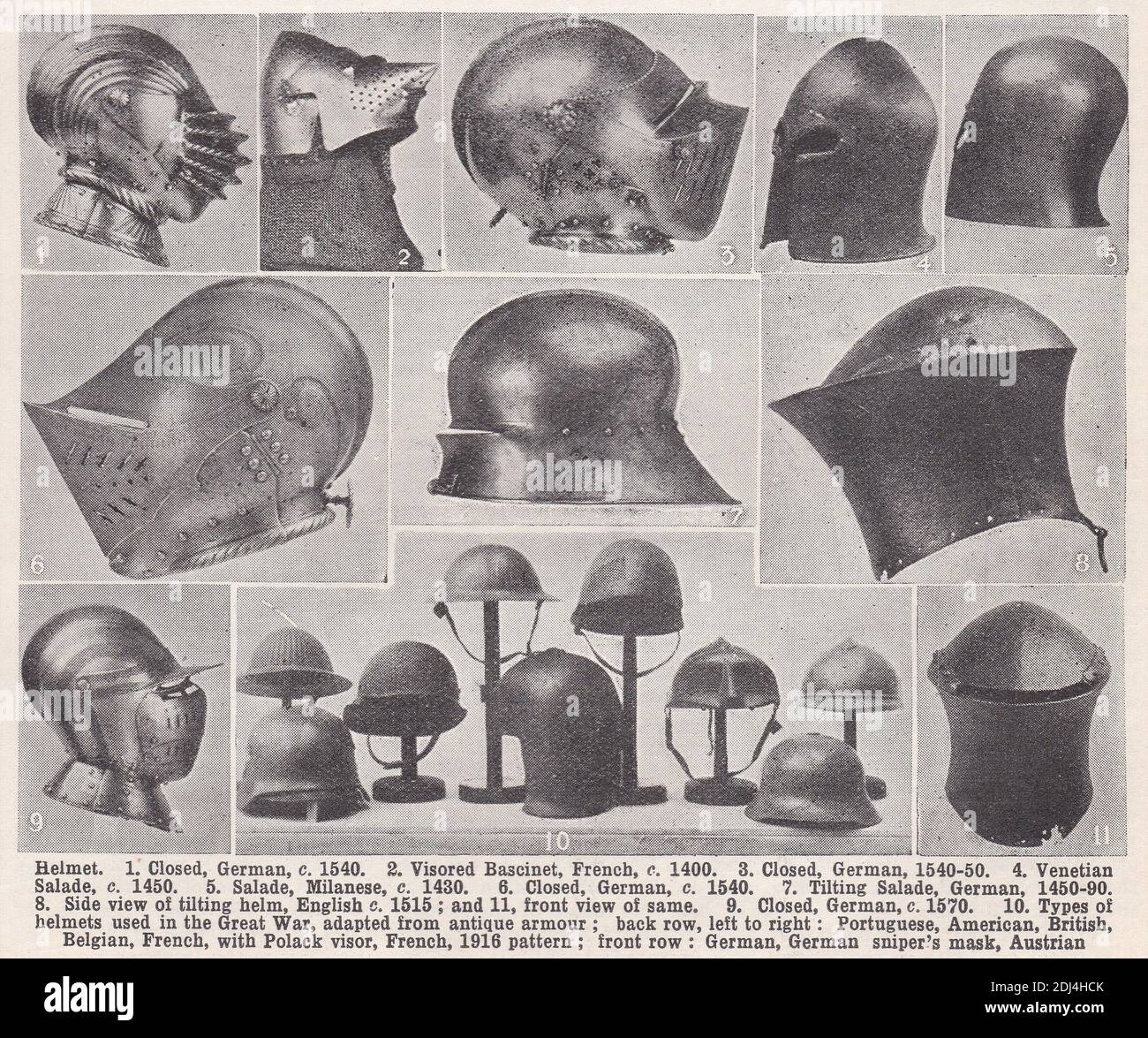 forræderi terning Sommerhus Vintage photos of Helmets through the years Stock Photo - Alamy