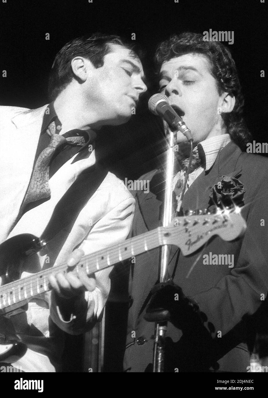 Kilburn and the High Roads. British Pub Rock band featuring Ian Dury on lead vocals. Hammersmith Odeon 1975 Stock Photo