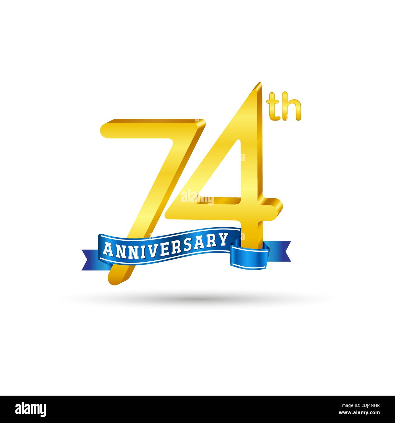 74 Years Birthday Logo Hi Res Stock Photography And Images Alamy