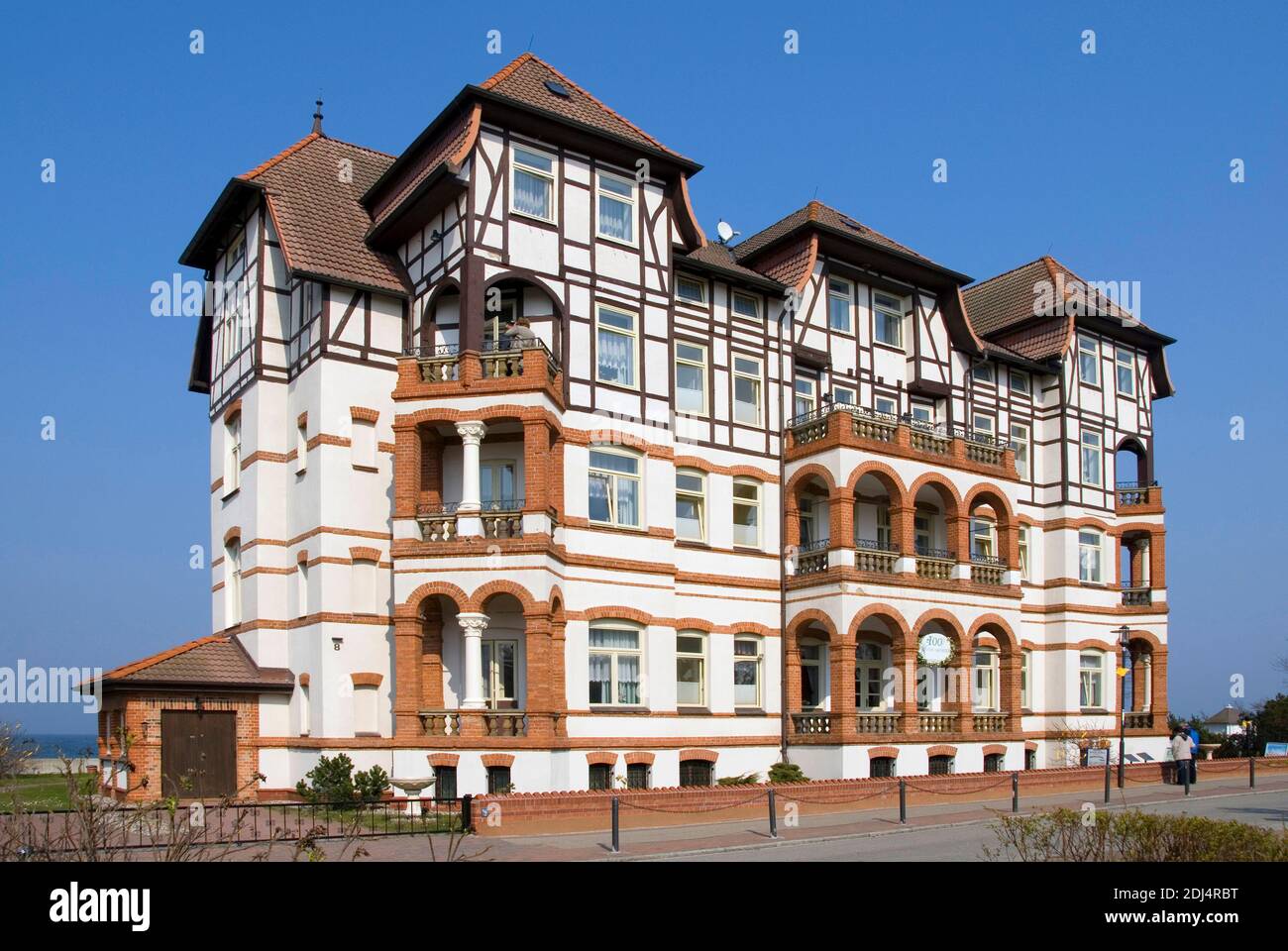 Deutschland, Mecklenburg-Vorpommern, Kühlingsborn, Kuehlungsborn, Hotel 'Schloss am Meer' Stock Photo