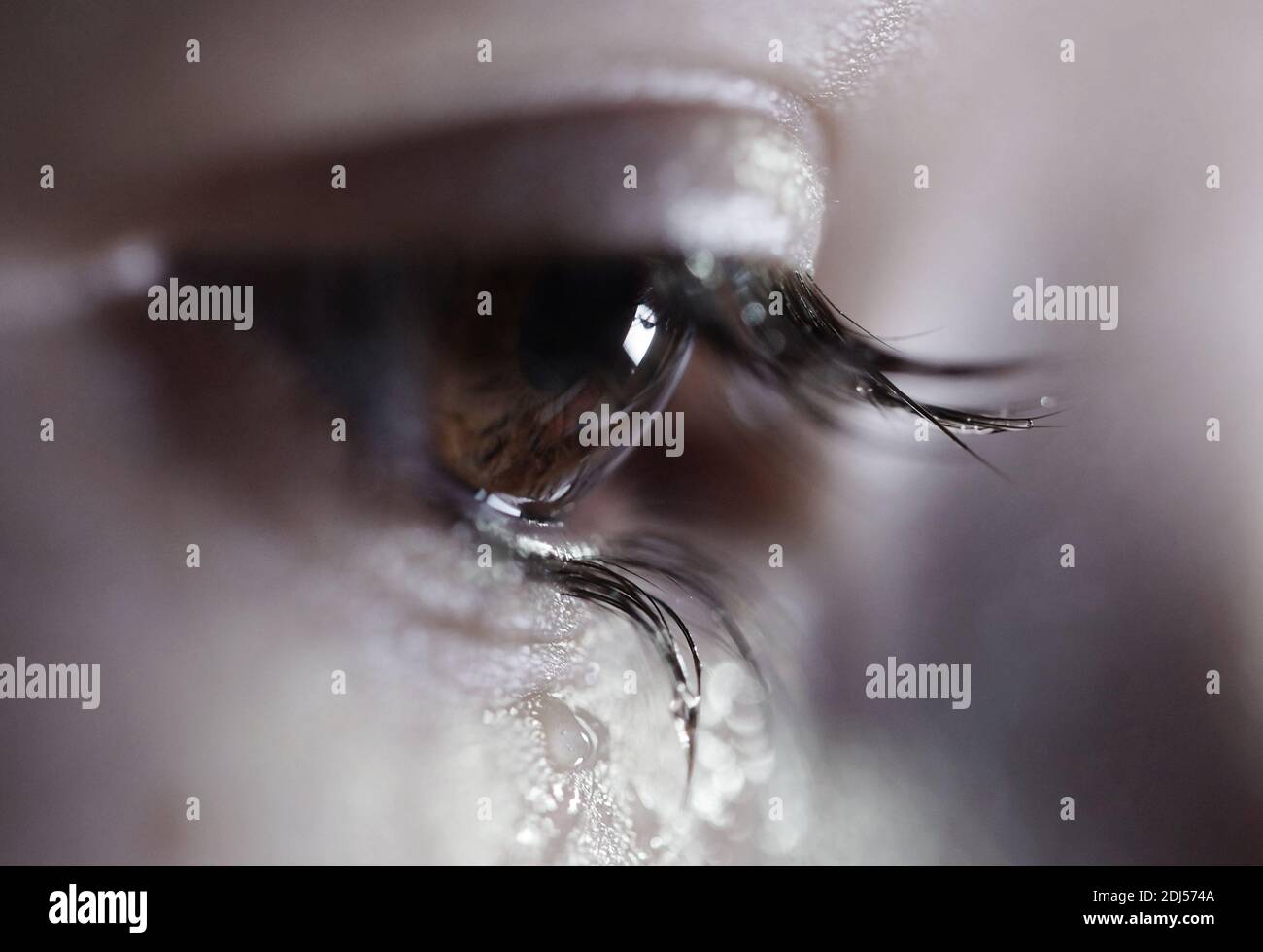 Sadness and depression and tear hires