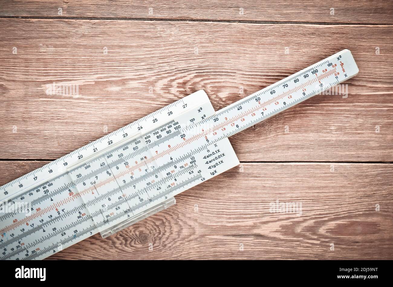 Ruler wooden antique rule hi-res stock photography and images - Alamy