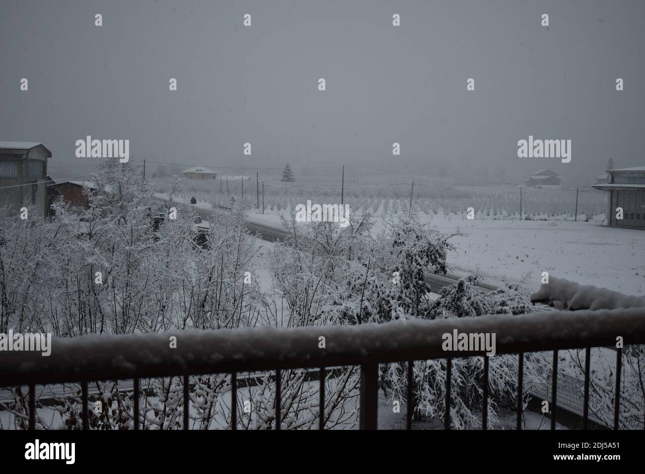 Snowy landscape Stock Photo
