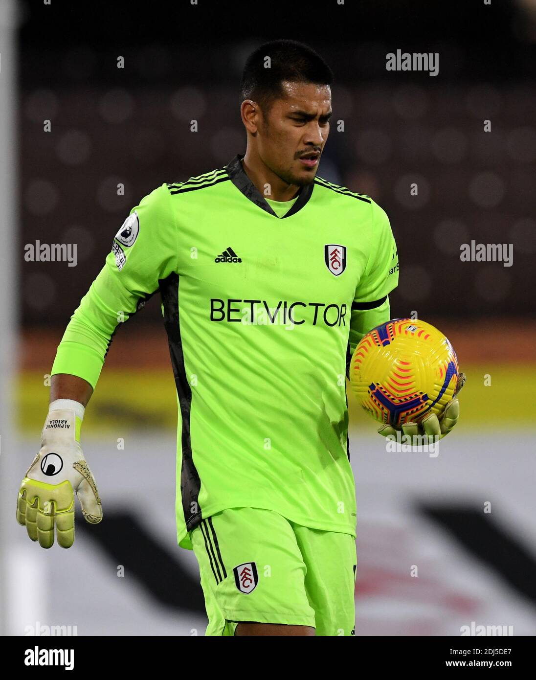 Fulham goalkeeper Alphonse Areola during the Premier League match