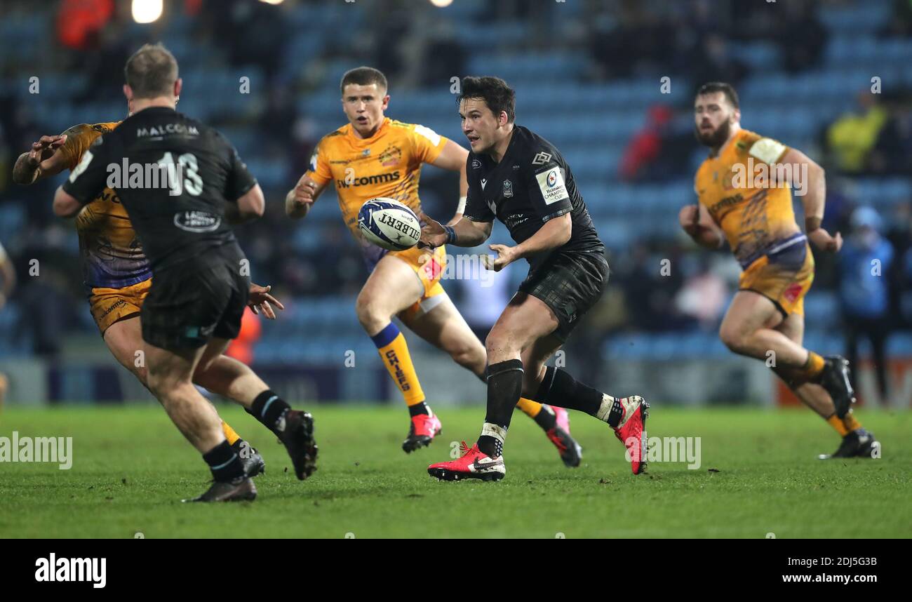 Glasgow Warrior's Sam Johnson in action during the Heineken Champions Cup  Pool B match at Sandy Park, Exeter Stock Photo - Alamy