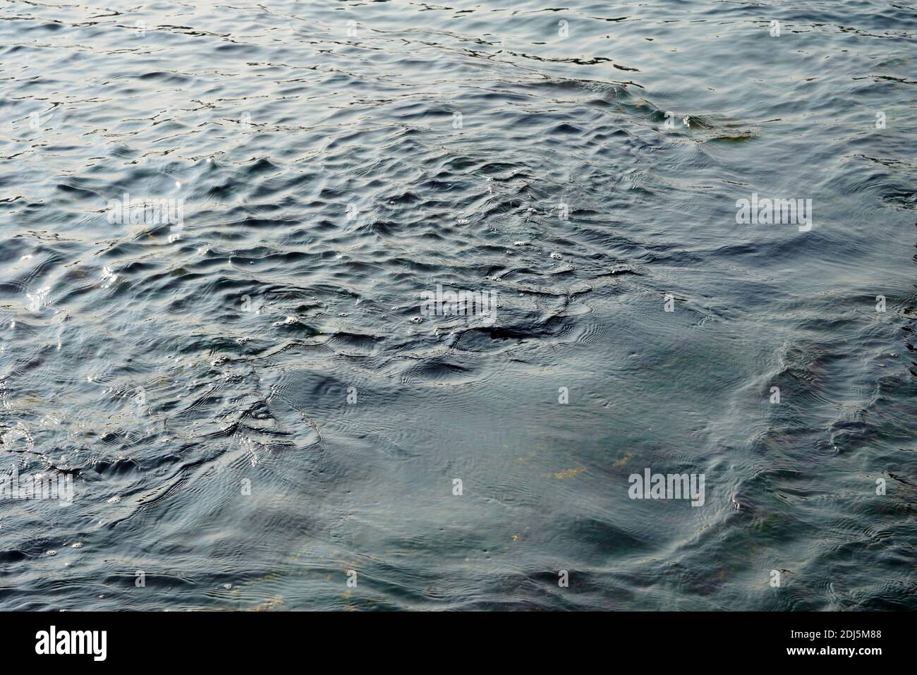 Wavy blue sea. Great size for background Stock Photo
