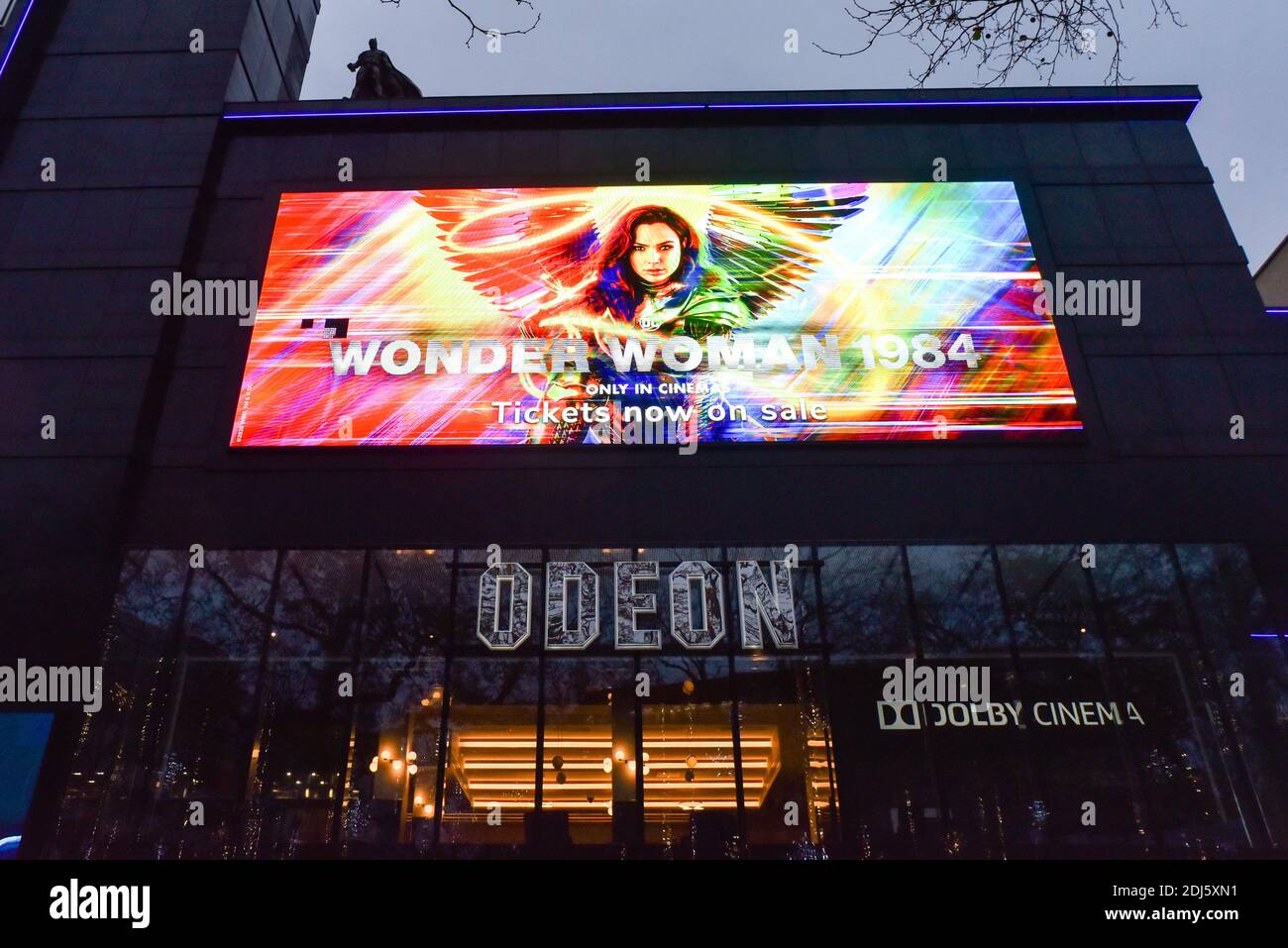Odeon Luxe, Leicester Square, London, UK. 13th Dec 2020. Wonder Woman 1984 in cinemas in the U.K