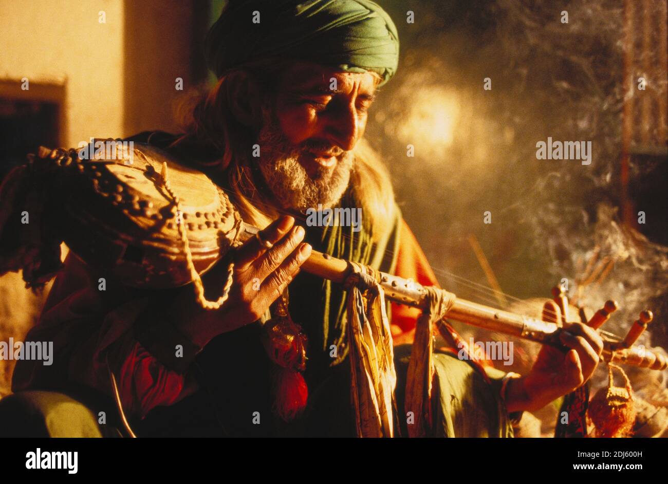 Sufi Music in the Indus Valley ,Sindh ,Pakistan Stock Photo