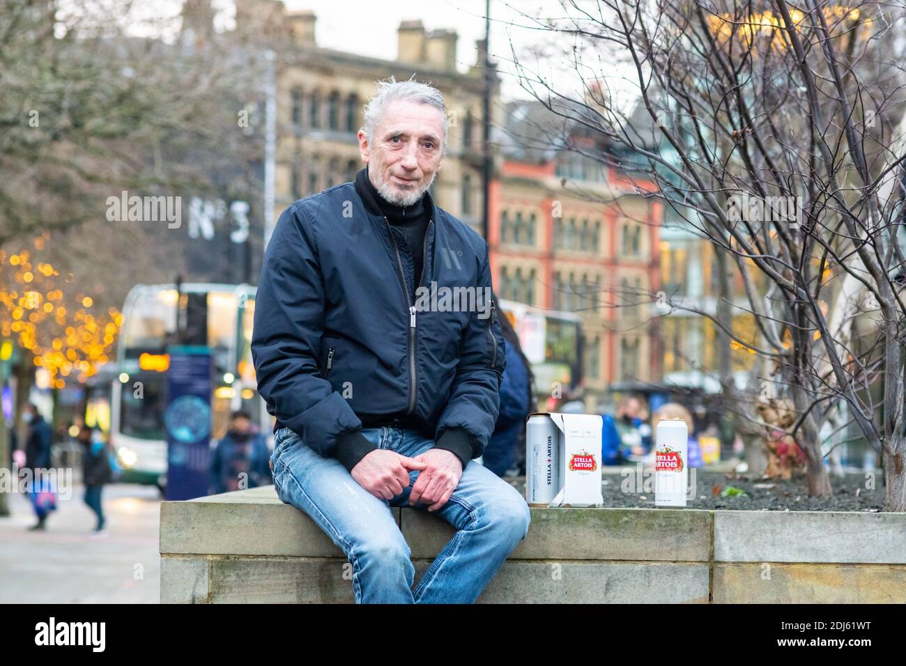 Charlie Stevenson, the father of Kierran Stevenson who was jailed after visiting Stoke Mandeville hospital in Buckinghamshire during COVID-19 pandemic Stock Photo