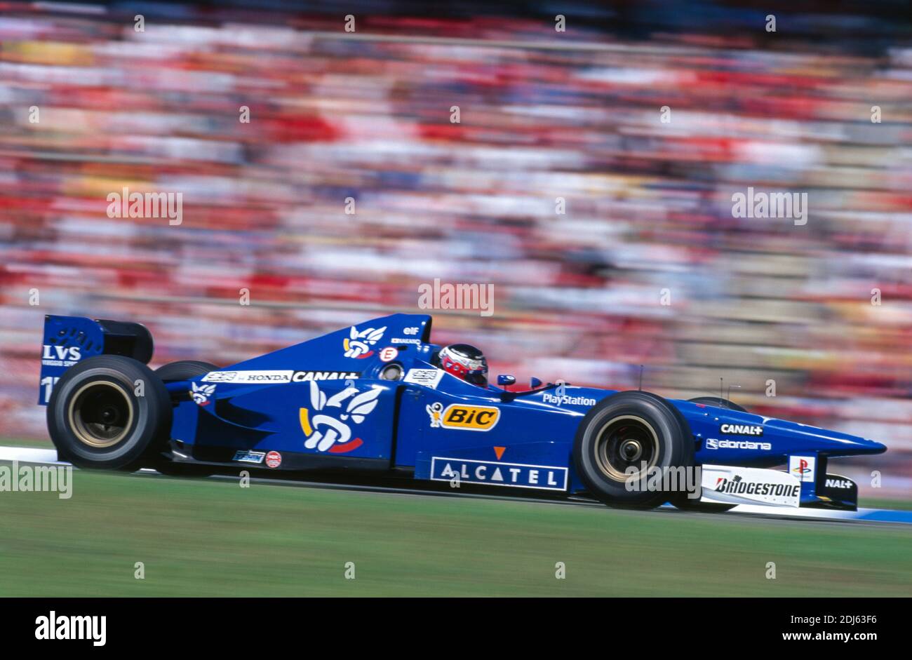 Olivier Panis Prost Gauloises Mugen Honda poster Photo Quality 1997 F1 76 x 50cm 